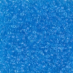 DB0706:  Transparent Aqua 11/0 Miyuki Delica Bead 