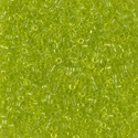 DB0712:  Transparent Chartreuse 11/0 Miyuki Delica Bead 