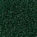 DB0713:  Transparent Dark Emerald 11/0 Miyuki Delica Bead - DB0713*