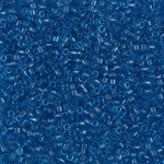 DB0714:  Transparent Capri Blue 11/0 Miyuki Delica Bead 