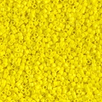 DB0721:  Opaque Yellow 11/0 Miyuki Delica Bead 