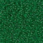 DB0746:  Matte Transparent Green 11/0 Miyuki Delica Bead 