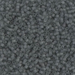 DB0749:  Matte Transparent Gray 11/0 Miyuki Delica Bead 