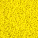 DB0751:  Matte Opaque Yellow 11/0 Miyuki Delica Bead 
