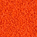 DB0752:  Matte Opaque Orange 11/0 Miyuki Delica Bead 