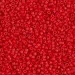 DB0753:  Matte Opaque Red 11/0 Miyuki Delica Bead 