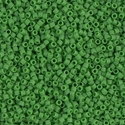 DB0754:  Matte Opaque Green 11/0 Miyuki Delica Bead 
