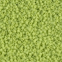 DB0763:  Matte Opaque Chartreuse 11/0 Miyuki Delica Bead 