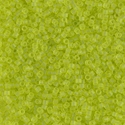 DB0766:  Matte Transparent Chartreuse 11/0 Miyuki Delica Bead 