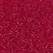 DB0775:  Dyed Semi-Frosted Transparent Scarlet 11/0 Miyuki Delica Bead - DB0775*