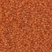 DB0781:  Dyed Semi-Frosted Transparent Amber 11/0 Miyuki Delica Bead - DB0781*