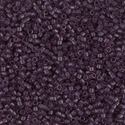 DB0782:  Dyed Semi-Frosted Transparent Plum 11/0 Miyuki Delica Bead 