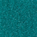 DB0786:  Dyed Semi-Frosted Transparent Teal 11/0 Miyuki Delica Bead 