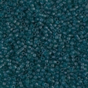 DB0788:  Dyed Semi-Frosted Transparent Dark Teal 11/0 Miyuki Delica Bead 