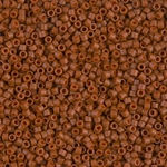 DB0794:  Dyed Semi-Frosted Opaque Sienna 11/0 Miyuki Delica Bead 