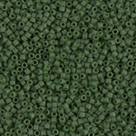 DB0797:  Dyed Semi-Frosted Opaque Jade Green 11/0 Miyuki Delica Bead 