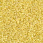 DB0854:  Matte Transparent Yellow AB 11/0 Miyuki Delica Bead 