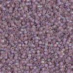 DB0857:  Matte Transparent Smoky Amethyst AB 11/0 Miyuki Delica Bead 