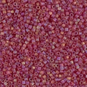 DB0867:  Matte Transparent Dark Cranberry AB 11/0 Miyuki Delica Bead 