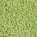 DB0876:  Matte Opaque Chartreuse AB 11/0 Miyuki Delica Bead 