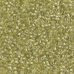 DB0910:  Sparkling Yellow Green Lined Crystal 11/0 Miyuki Delica Bead 