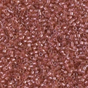 DB0913:  Sparkling Salmon Lined Topaz 11/0 Miyuki Delica Bead 