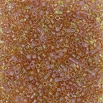 DB0987:  Sparkling Lined Golden Peach Mix (Gold Rose Honey) 11/0 Miyuki Delica Bead 