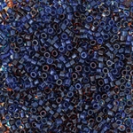 DB0992:  Sparkling Lined Very Berry Mix (Blue Teal Cocoa) 11/0 Miyuki Delica Bead 