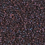 DB1004:  Metallic Dark Plum Gold Iris 11/0 Miyuki Delica Bead 