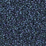 DB1052:  Matte Metallic Blueberry Gold Iris 11/0 Miyuki Delica Bead 