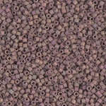 DB1061:  Matte Metallic Dusky Clay AB 11/0 Miyuki Delica Bead 