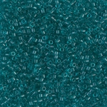 DB1108:  Transparent Caribbean Teal 11/0 Miyuki Delica Bead 