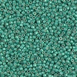 DB1182:  Galvanized Semi-Frosted Dark Mint 11/0 Miyuki Delica Bead 