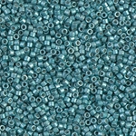 DB1183:  Galvanized Semi-Frosted Dark Aqua 11/0 Miyuki Delica Bead 