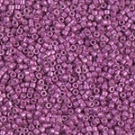 DB1184:  Galvanized Semi-Frosted Magenta 11/0 Miyuki Delica Bead 