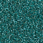 DB1208:  Silverlined Caribbean Teal 11/0 Miyuki Delica Bead 