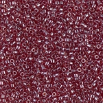 DB1222:  Transparent Dark Cranberry Luster 11/0 Miyuki Delica Bead 