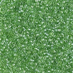 DB1226:  Transparent Lime Luster 11/0 Miyuki Delica Bead 