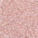 DB1243:  Transparent Pink Mist AB 11/0 Miyuki Delica Bead 