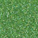 DB1246:  Transparent Lime AB 11/0 Miyuki Delica Bead 