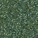 DB1247:  Transparent Olive AB 11/0 Miyuki Delica Bead 