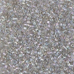 DB1251:  Transparent Gray Mist AB 11/0 Miyuki Delica Bead 