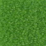 DB1266:  Matte Transparent Lime 11/0 Miyuki Delica Bead 