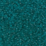 DB1268:  Matte Transparent Caribbean Teal 11/0 Miyuki Delica Bead 