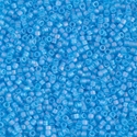 DB1284:  Matte Transparent Ocean Blue AB 11/0 Miyuki Delica Bead 