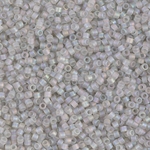 DB1286:  Matte Transparent Gray Mist AB 11/0 Miyuki Delica Bead 