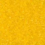 DB1301:  Dyed Transparent Yellow 11/0 Miyuki Delica Bead 