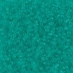 DB1304:  Dyed Transparent Dark Mint Green 11/0 Miyuki Delica Bead 