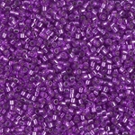 DB1345:  Dyed Silverlined Magenta 11/0 Miyuki Delica Bead 