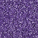 DB1347:  Dyed Silverlined Purple 11/0 Miyuki Delica Bead 